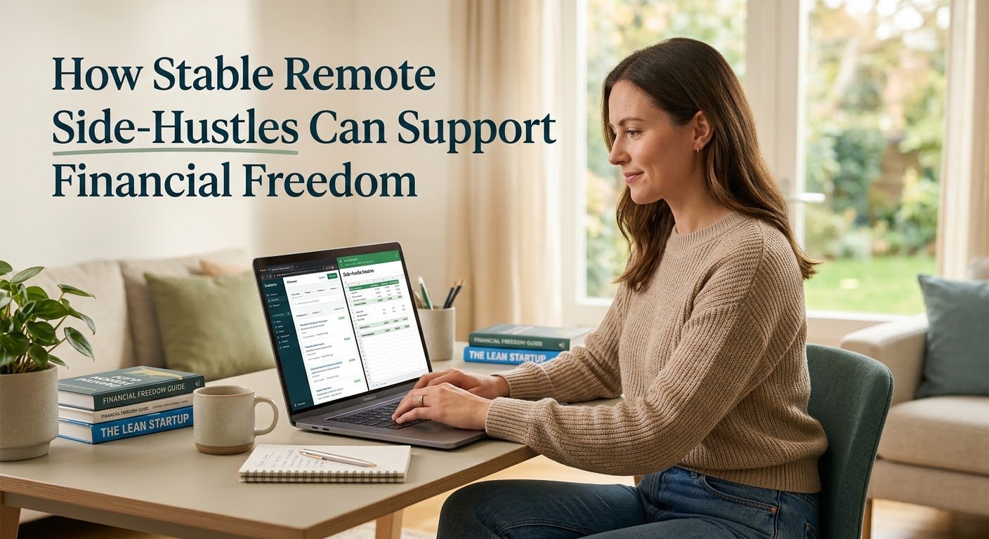 How Stable Remote Side Hustles Can Support Financial Freedom